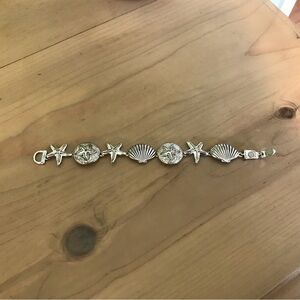 Silver Sea Life Charm Bracelet